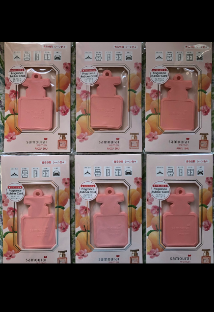 【新品未使用】Samourai woman 12 セットサムライウーマン/フレグランス/ラバーカード/芳香剤/あんず