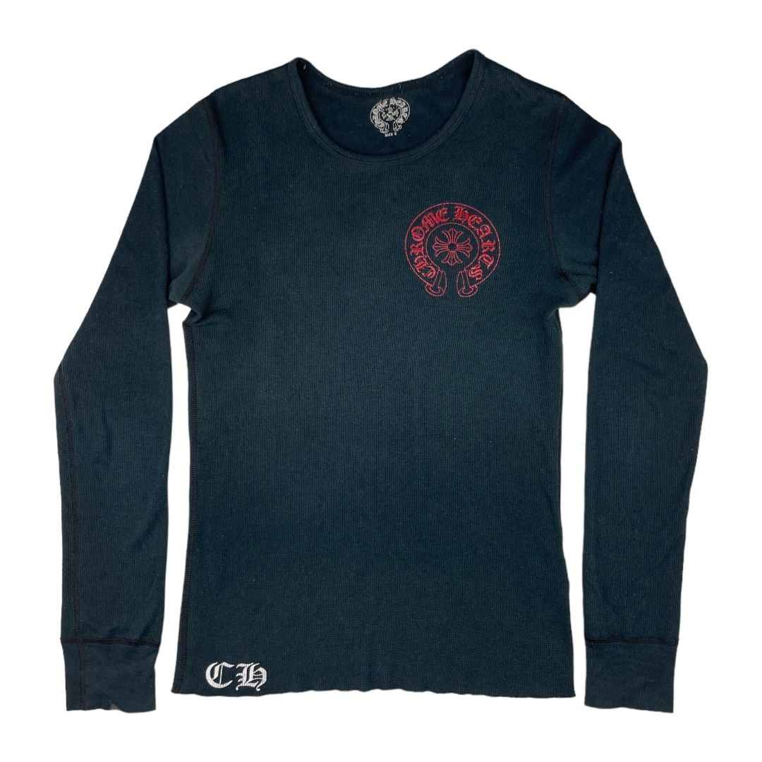 CHROME HEARTS クロムハーツ ホースシュー フローラルクロスバック 
