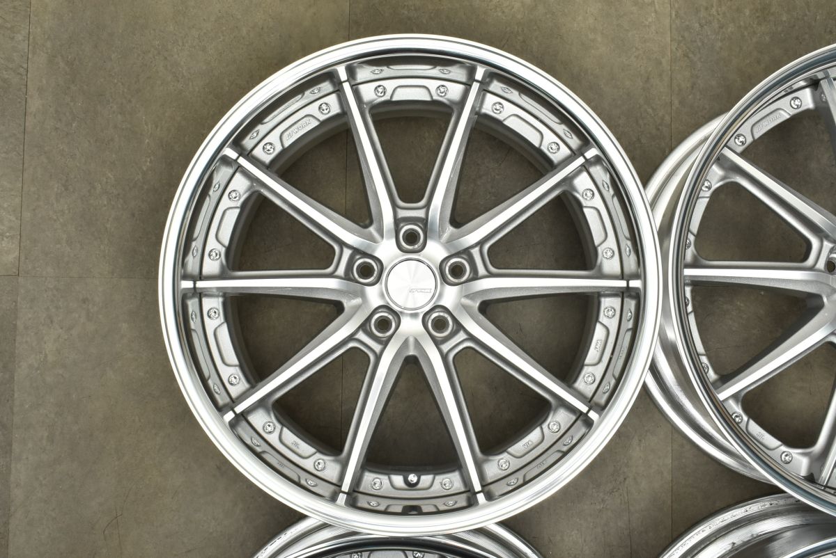 2ピース WORK ランベック LS10 20in 8.5J 18 9.5J 25 PCD114.3 4本 アルファード クラウン ハリアー シーマ スカイライン FFCRYSTALESIA_COM