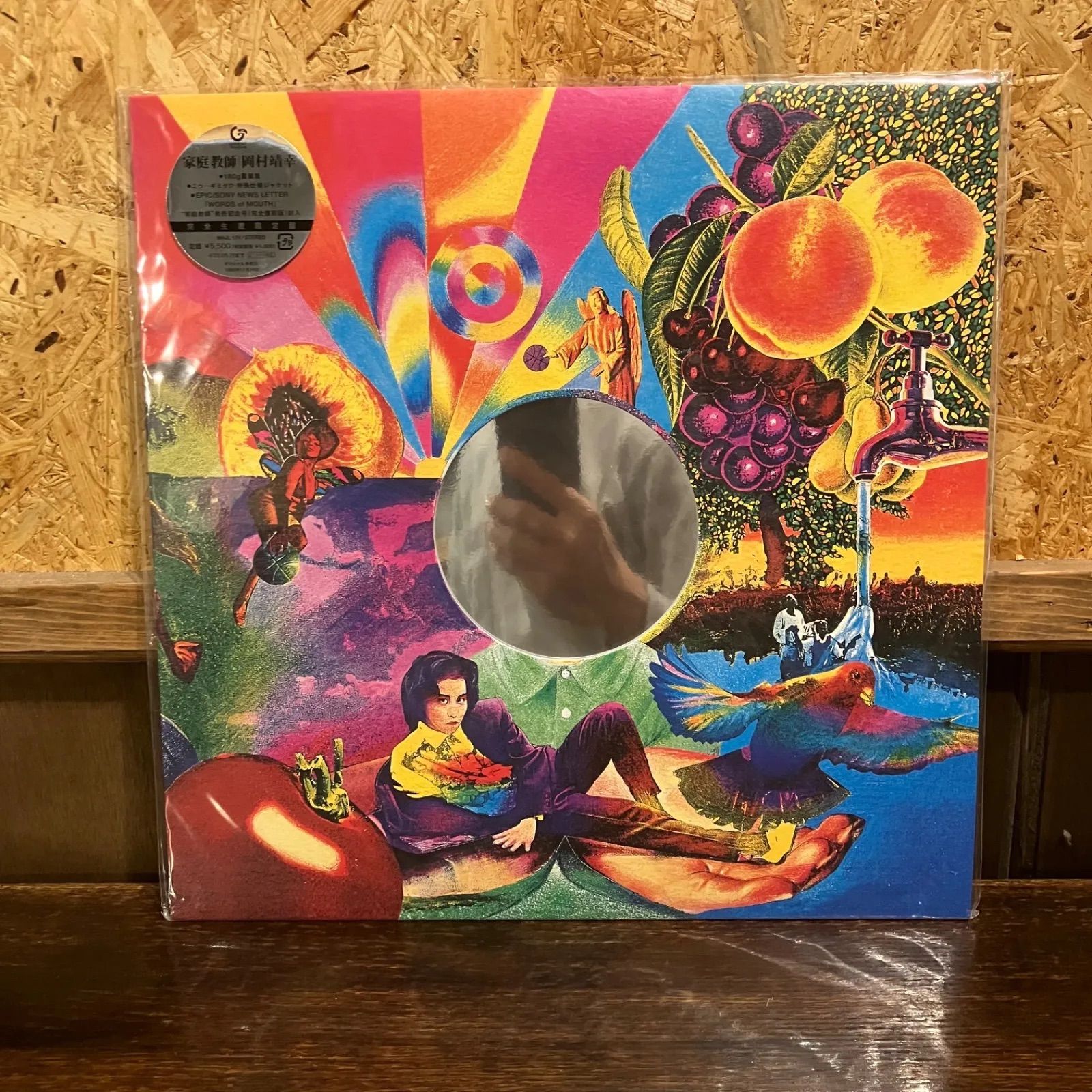 岡村靖幸 家庭教師 レコード LP スリーブ付属