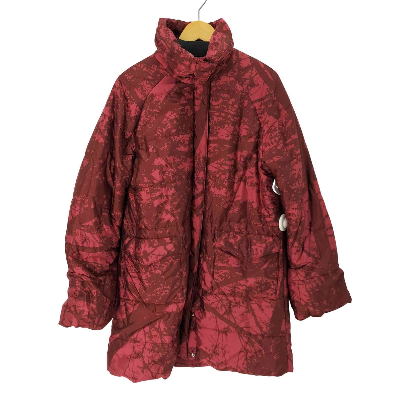 マリメッコ marimekko 総柄 中綿 ロングコート レディース JPN M