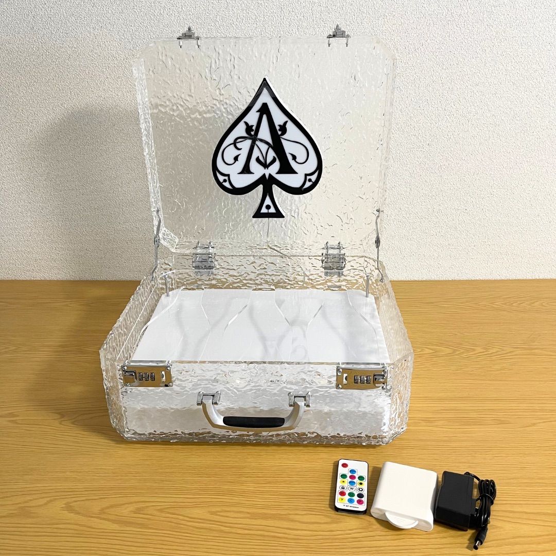 24時間以内発送】アルマンドロゴ入り LED アタッシュケース