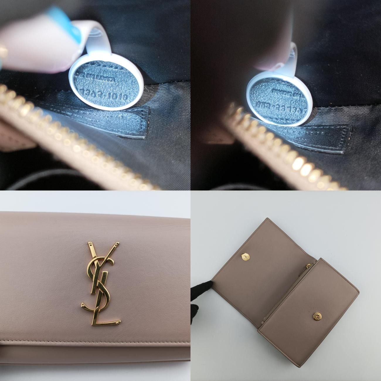 イヴサンローランYves Saint Laurentケイトピンクレザー