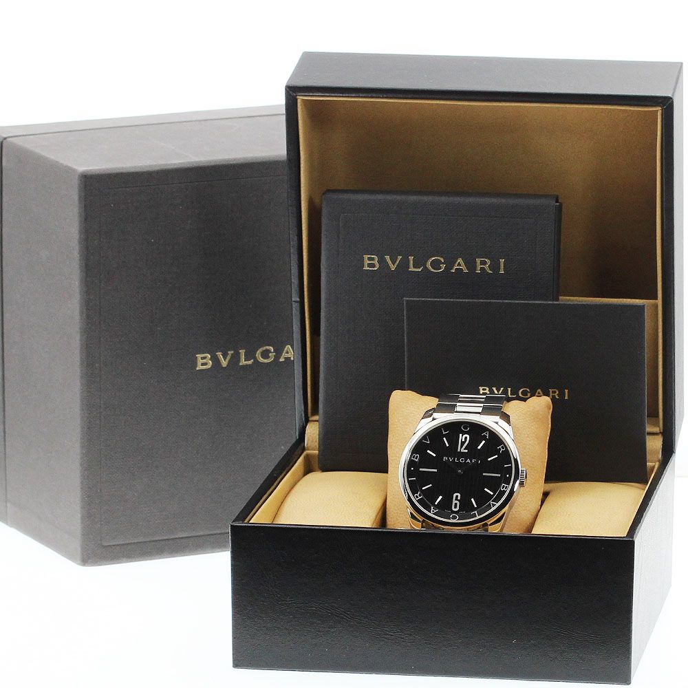 ブルガリ BVLGARI ST42S ソロテンポ クォーツ メンズ箱・保証書