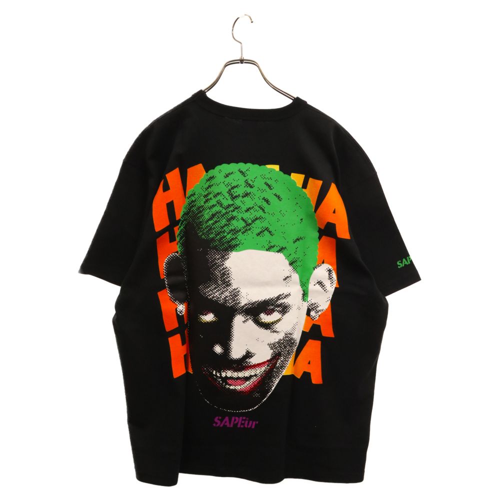 SAPEur (サプール) Harlequin/S/S TEE バックプリント 半袖 カットソー Tシャツ ブラック A0023-470
