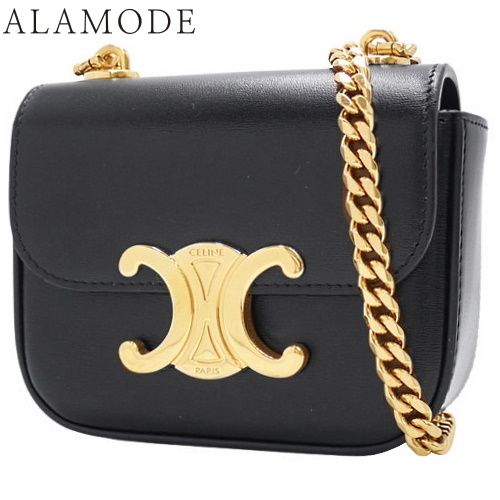 CELINE(セリーヌ) ミニ チェーン クロード ショルダーバッグ 肩掛け