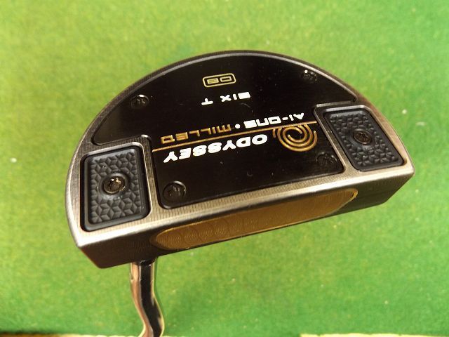 6707 Ai-ONE MILLED SIX T DB 34インチ 支給品 カバー有 オデッセイ ミルド シックスT パター .958813