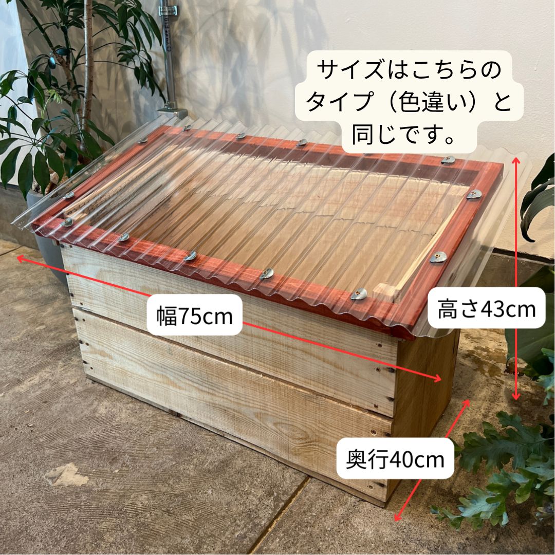 キエーロ りんご箱コンポスト（サイド網つき/水色塗装） - メルカリ