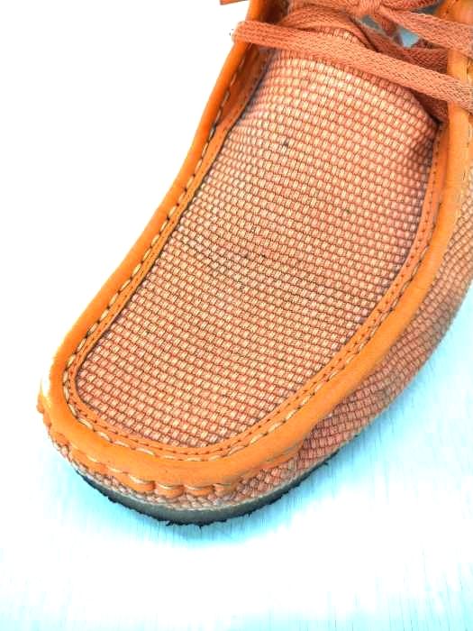 クラークスオリジナル CLARKS ORIGINALS WALLABEE ORANGE TEXTILE