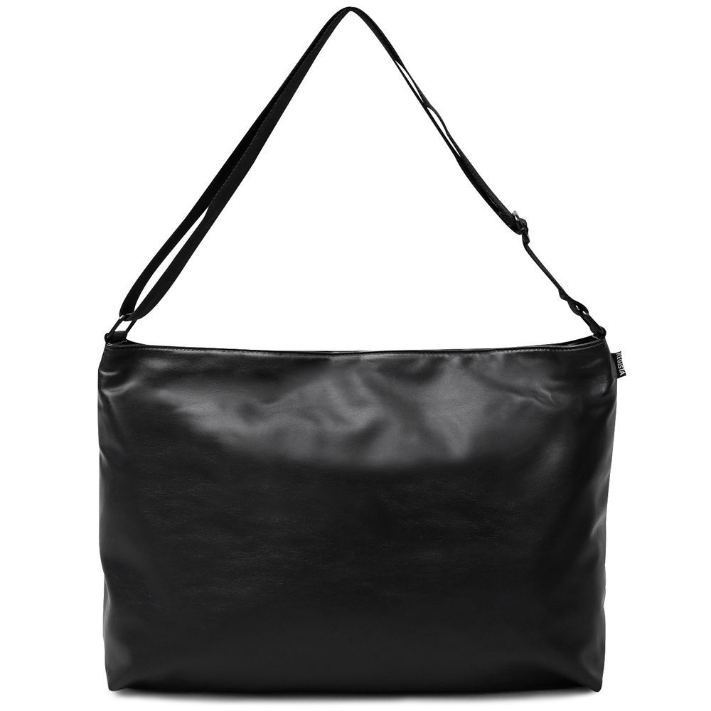 BLACK-A  REGiSTA WATER REPELLENT u0026 PU-LEATHER Shoulder Bag レジスタ regista ショルダーバッグ メンズ 斜めがけ かっこいい 大きめ ブランド regista おしゃれ ブラック 黒