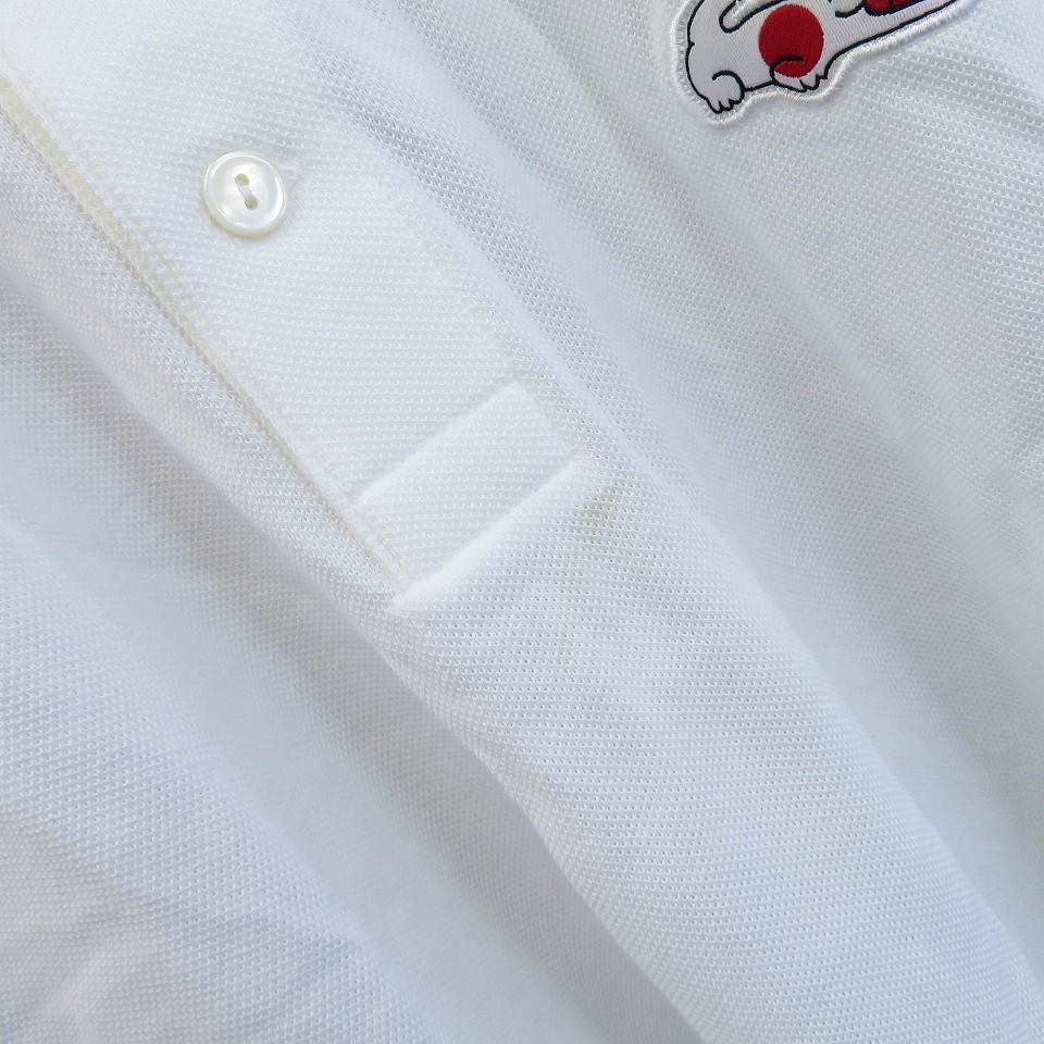 ラコステ LACOSTE 国旗 フラッグシリーズ 日の丸ワニ ポロシャツ