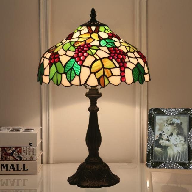 高品質 ティファニー ナイトスタンド 照明 大好評 卓上ライトおしゃれ テーブルランプ ステンドグラスランプ 卓上スタンド USTAUSTRALIA_COM_AU