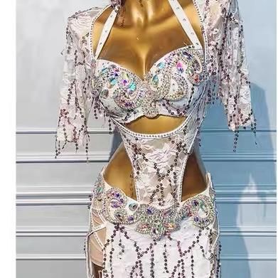 ベリーダンス衣装 ブラベルトスカートセット