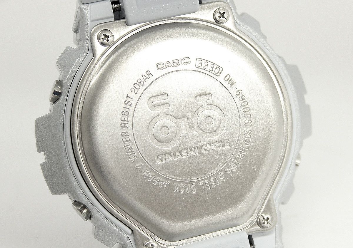 限定/G-SHOCK/木梨サイクル/時計/コラボ/DW-6900/シルバー/別注 限定/G-SHOCK/木梨サイクル/時計/コラボ/DW-6900/シルバー/別注