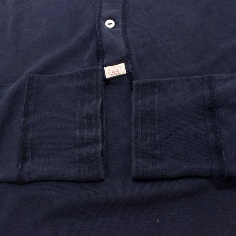 00s RALPH LAUREN ヘンリーネック 長袖Tシャツ メンズ 表記XXL