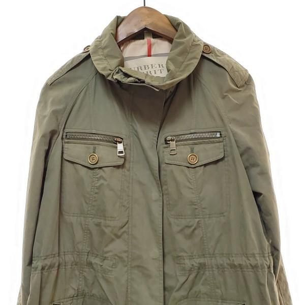 axc バーバリー ブリット BURBERRY BRIT コート 42 カーキ モッズ