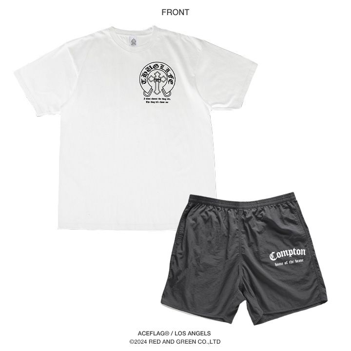 ACE FLAG 上下セット 半袖 ブランド Tシャツ ハーフパンツ メンズ 春夏