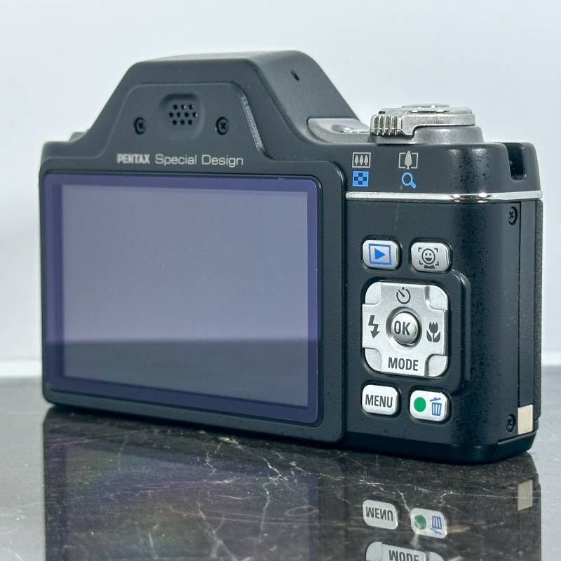 【動作確認済】極美品　PENTAX　Optio l-10　デジタルカメラ ペンタックス、一眼レフ風デザインの「Optio I-10」 - デジカメ Watch