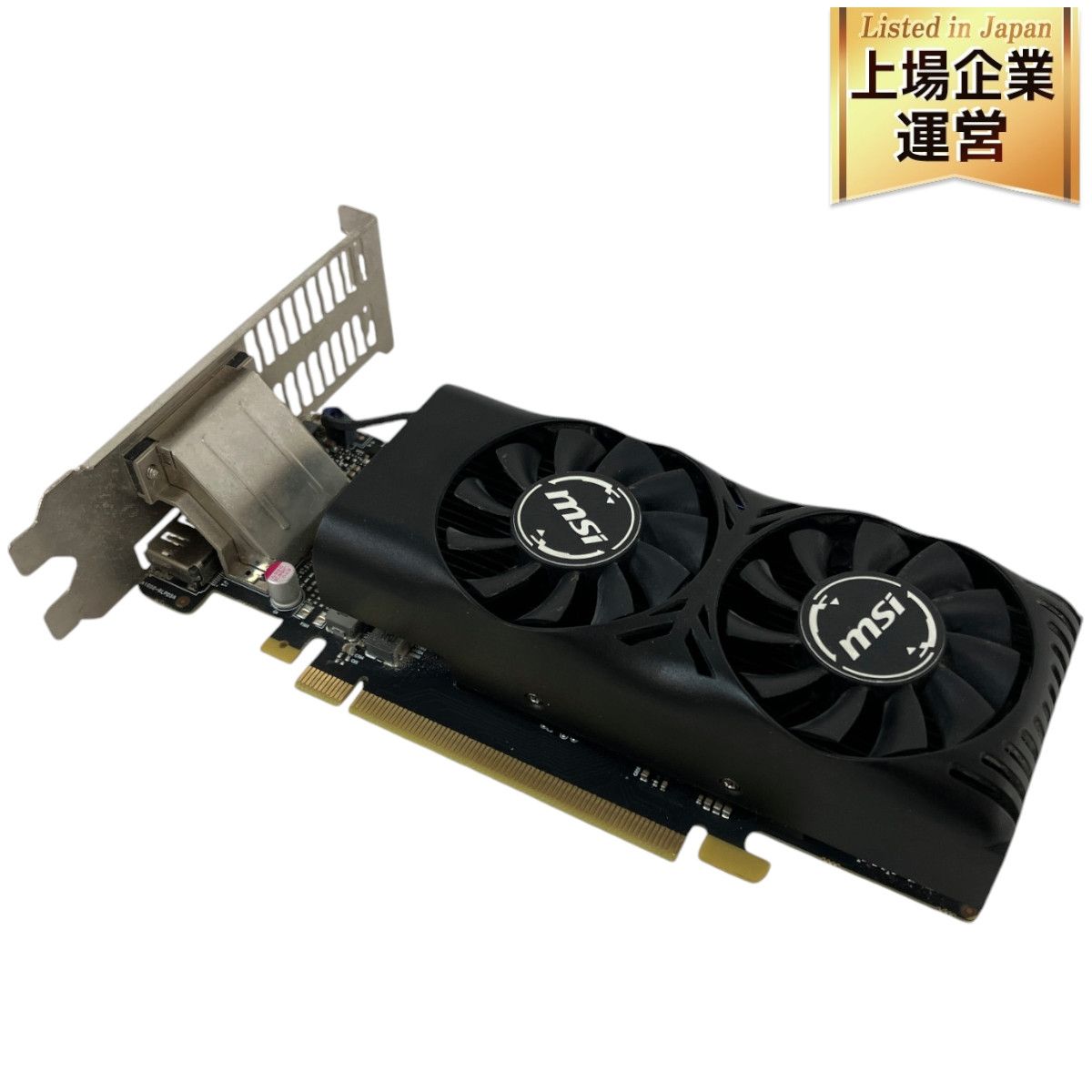 msi GTX 1050 Ti 4GT LP グラフィックボード グラボ PCパーツ ジャンク N9406178 - メルカリ