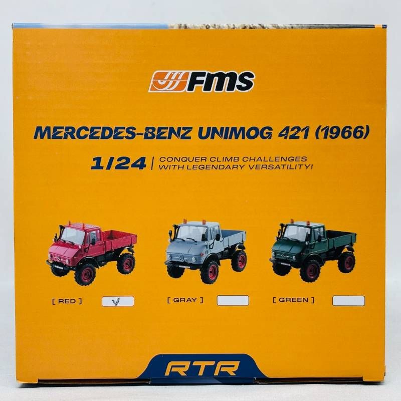FMS メルセデス ベンツ ウニモグ 421 1966 1/24 ラジコン カー