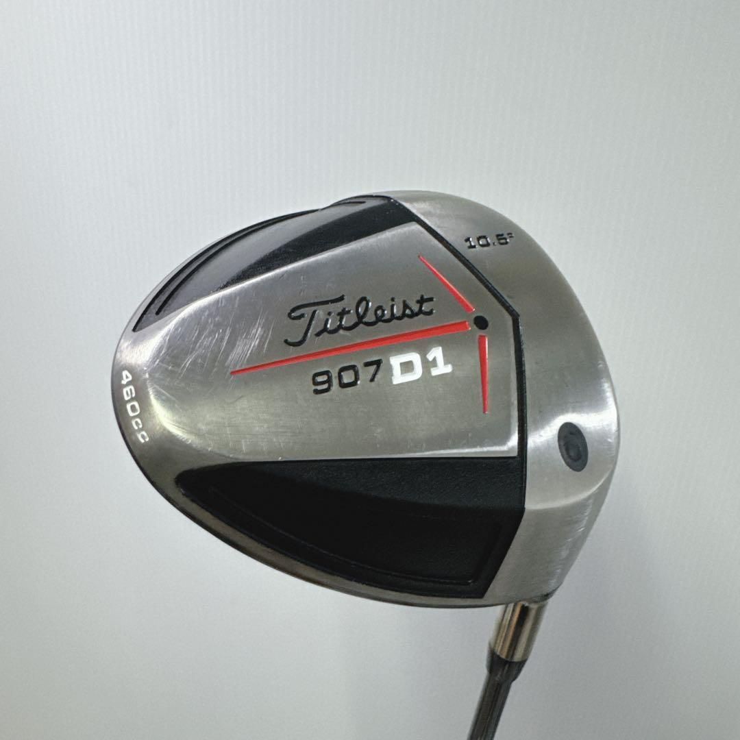 新品グリップ 美品 Titleist 907D1 ドライバー 純正カーボンSR右 新品グリップ 美品 Titleist 907D1 ドライバー 純正カーボンSR右