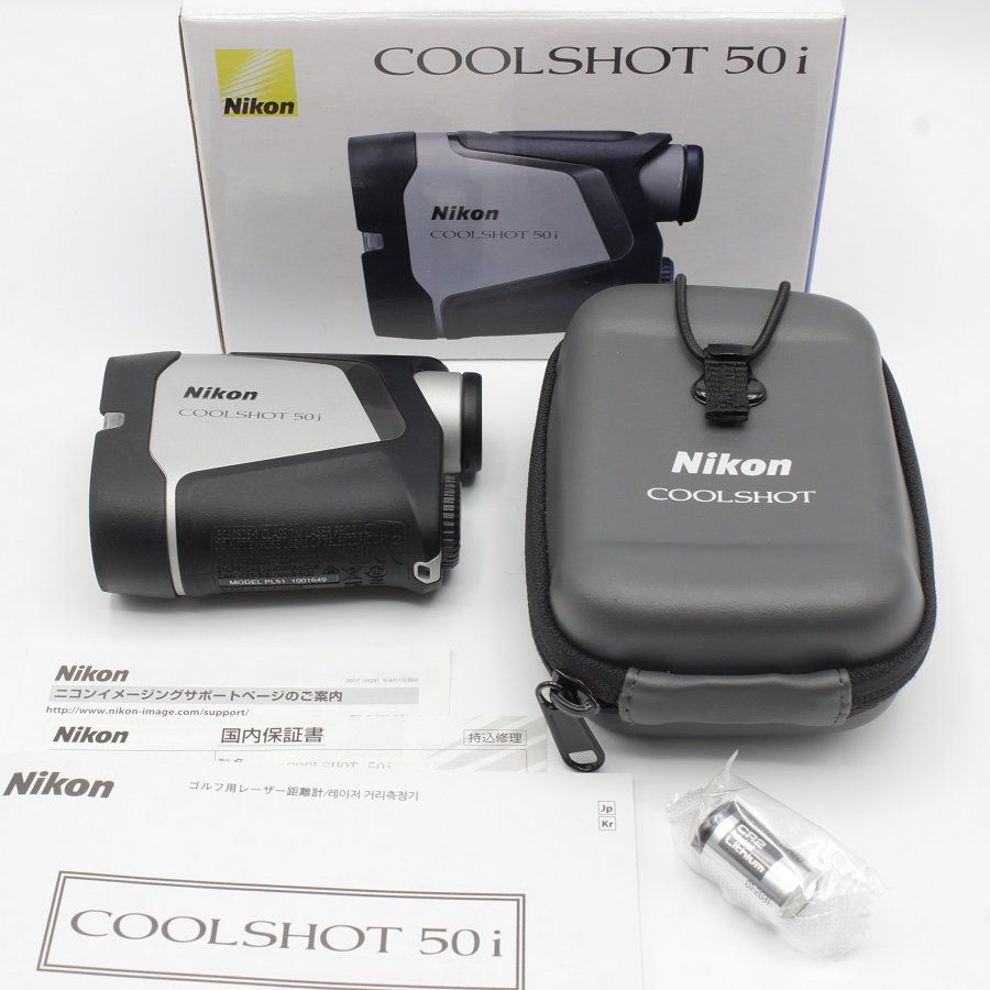 美品】Nikon COOLSHOT 50i ゴルフ用レーザー距離計 ニコン クール 