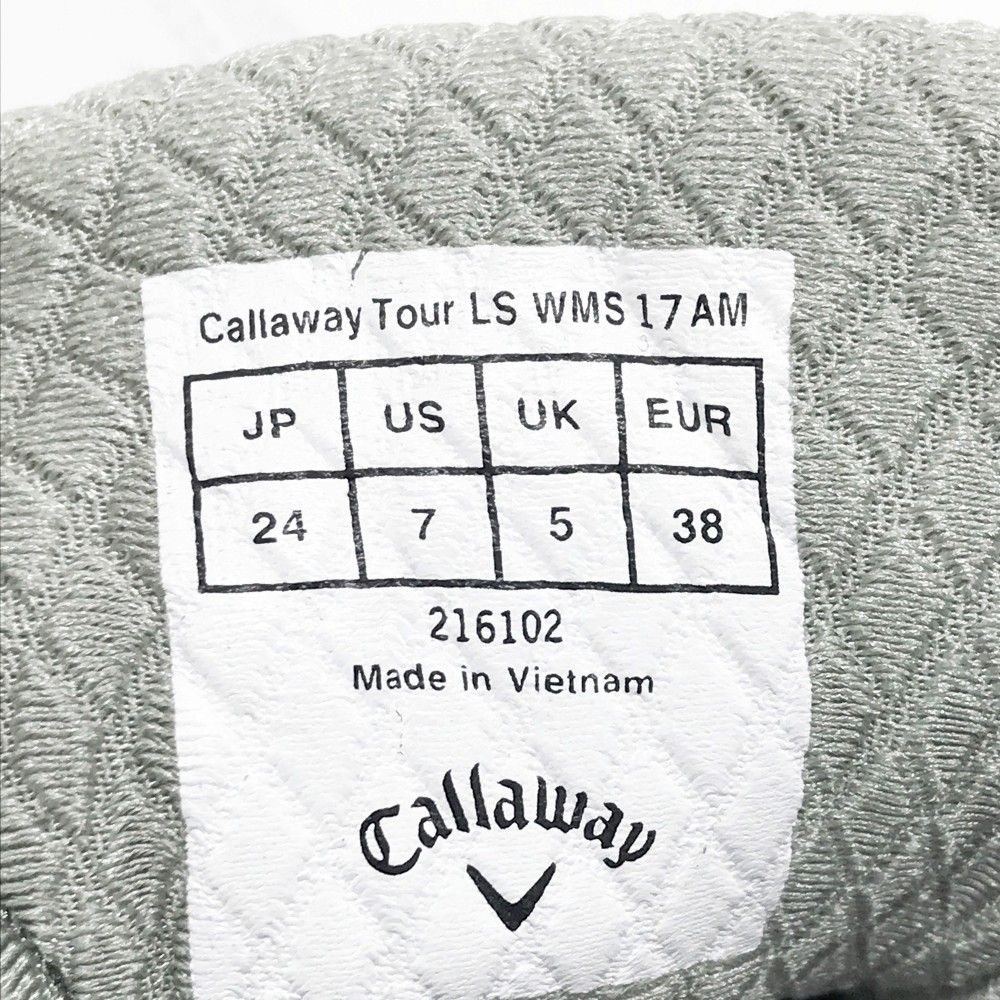 CALLAWAY キャロウェイ Tour LS WMS 17AM ダイヤル式 ゴルフシューズ  ホワイト系 24 [240101481022] ゴルフウェア レディース ストスト CALLAWAY キャロウェイ Tour LS WMS 17AM ダイヤル式 ゴルフ