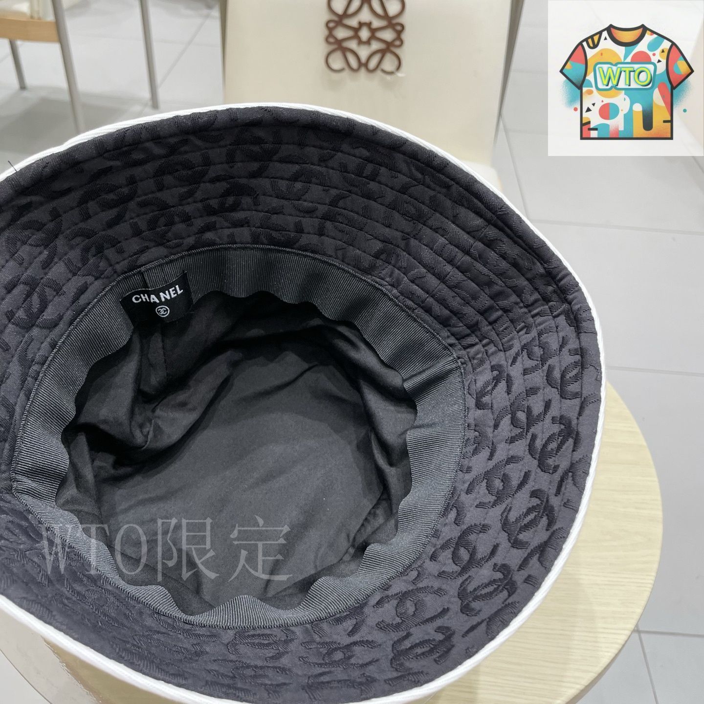 今日特価】CHANEL 新 デニムブルー レトロ バケットハット
