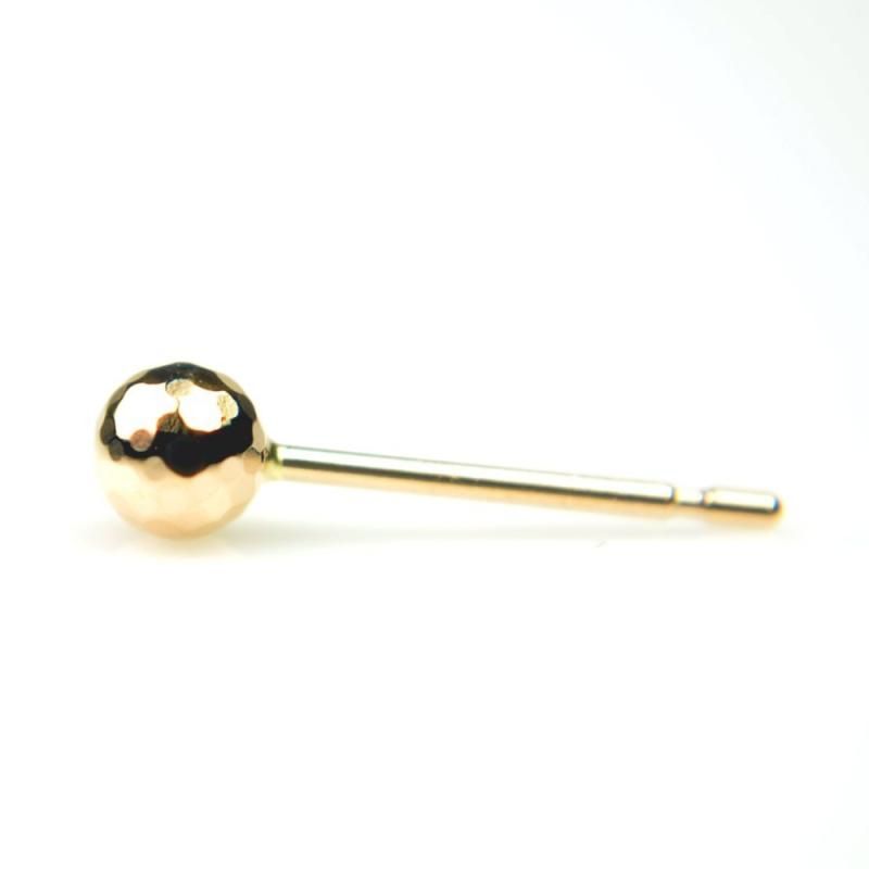 18金ピアス ミラーボールピアス