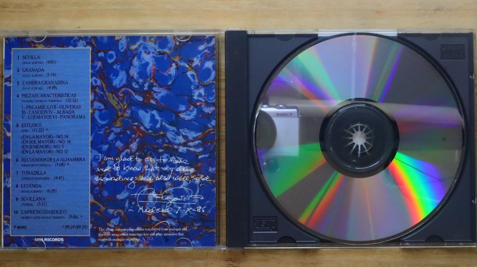 国内盤CD☆アンドレス・セゴビア/Andr s Segovia□ セゴビア自撰名演集