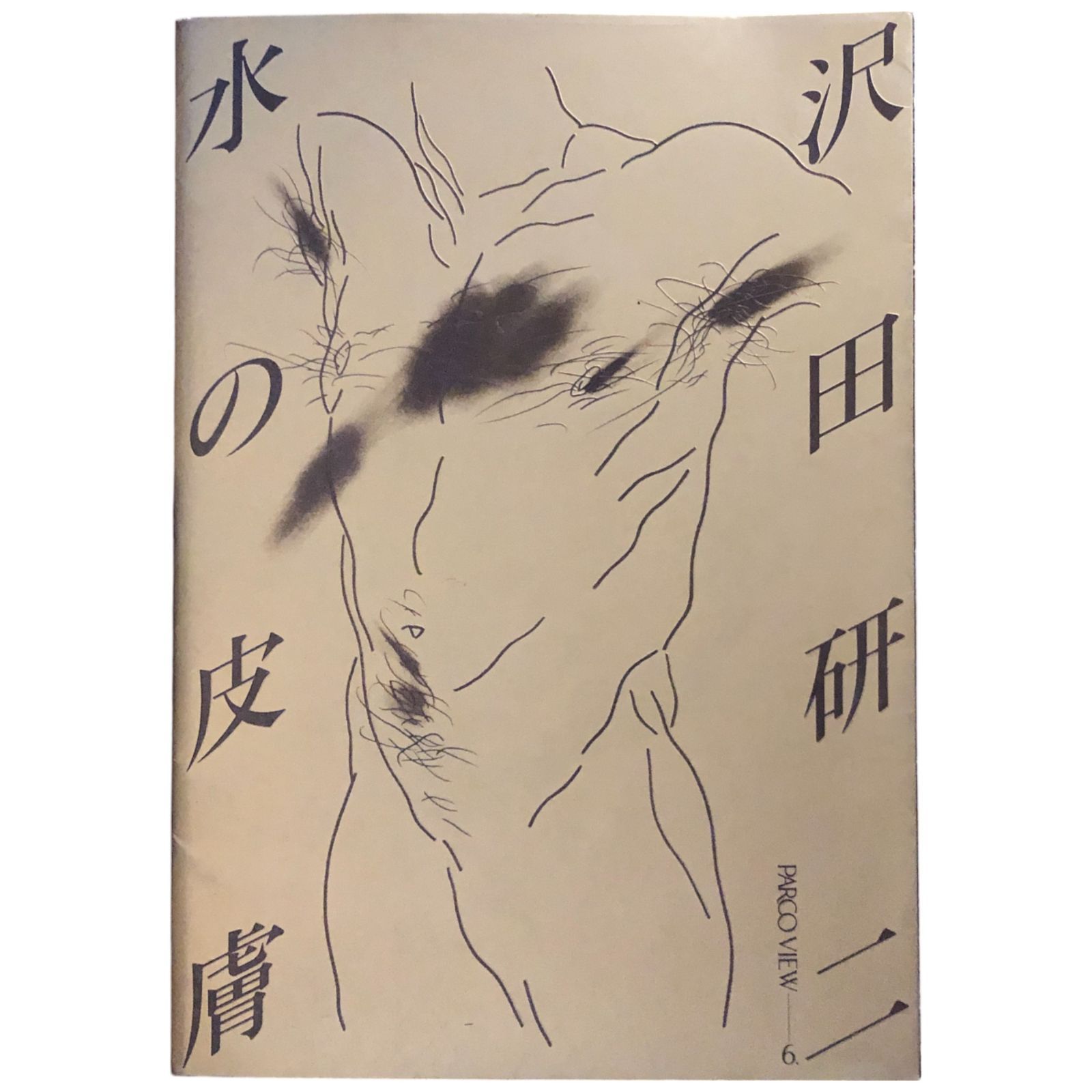 沢田研二写真集 水の皮膚 演出 石岡瑛子 撮影 鋤田正義 文 東野芳明 PARCO出版 昭和55年初版 ff8ほynm