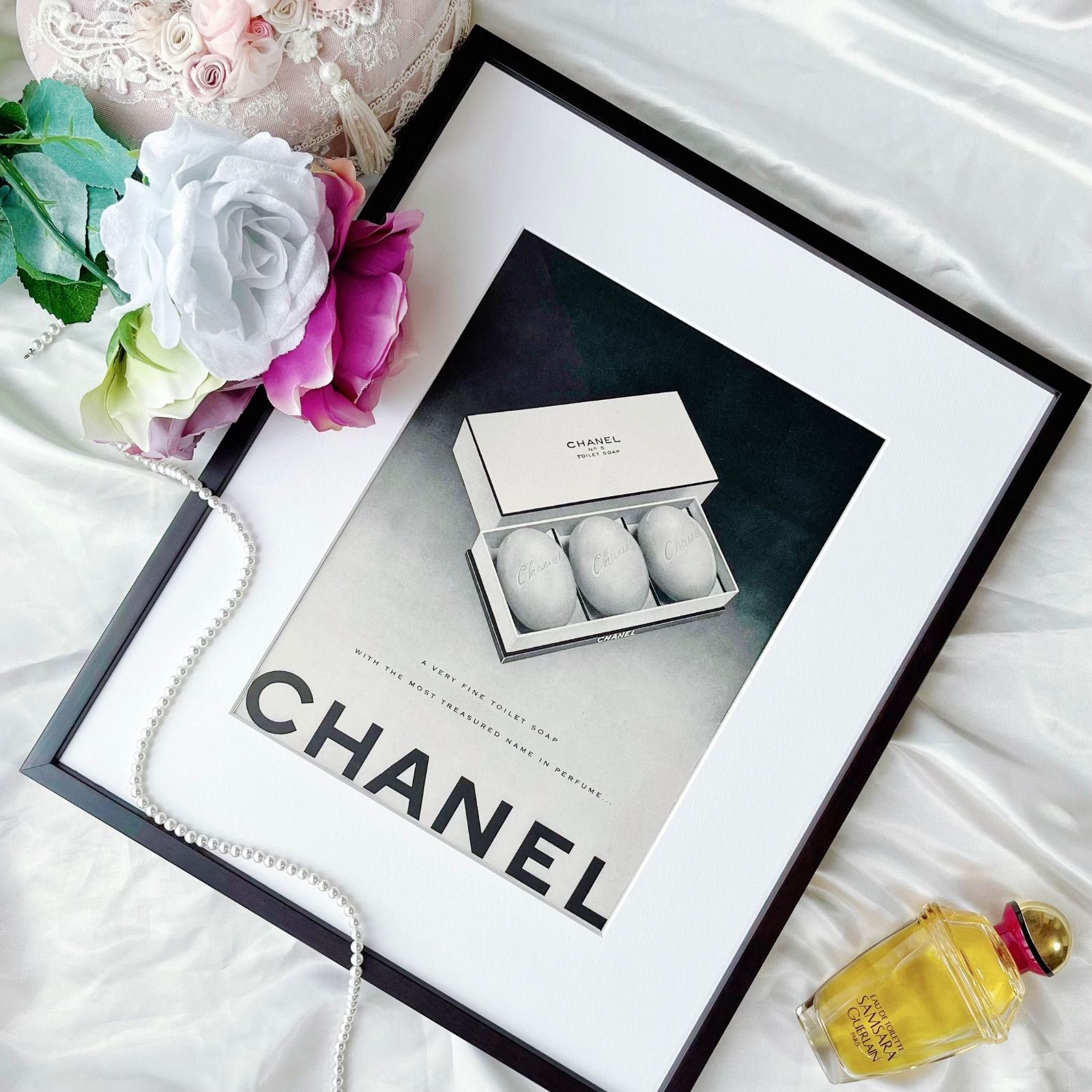 1947 広告＞CHANEL シャネル ポスター ヴィンテージ アート