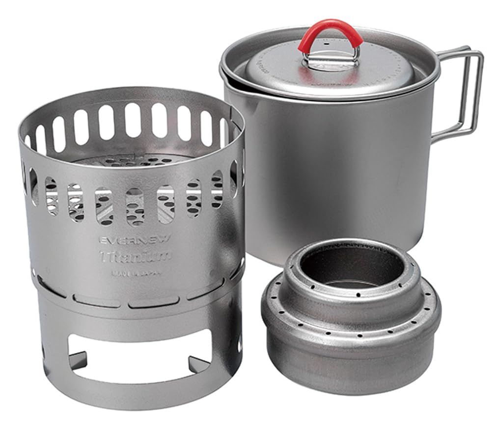 エバニュー EVERNEW Ti Mug pot 500 Stove set ECA538