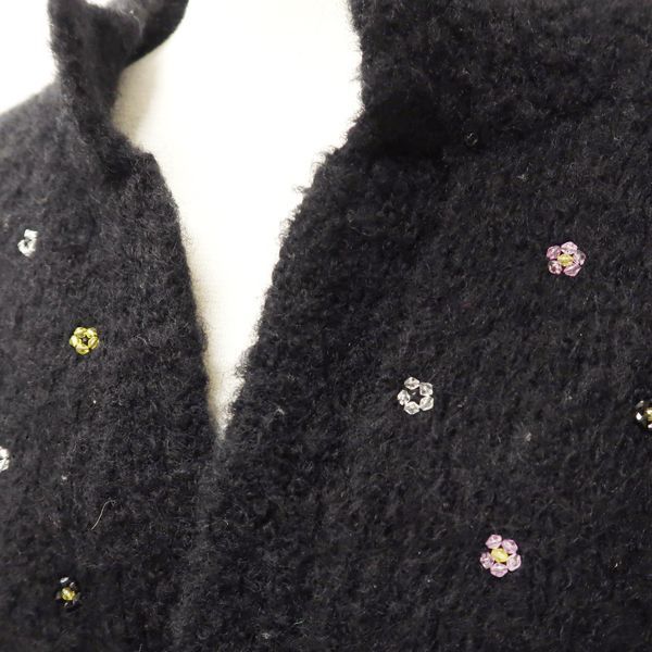 CECILIE BAHNSEN カーディガン 19AW ビーズ装飾 フラワー ウール ブラック XS/S HANDMADE セシリーバンセン  ◇送料込◇質屋-8965 - メルカリ