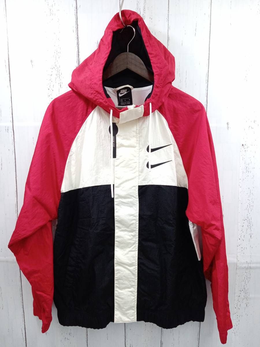 タグ付】NIKE ナイキ 20SS SWOOSH HOODY WOVEN JACKET ダブル