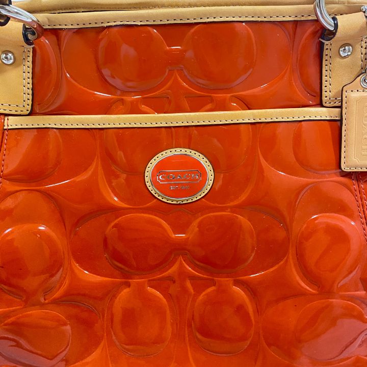 COACH コーチ トートバッグ ショルダーバッグ 2way エナメル
