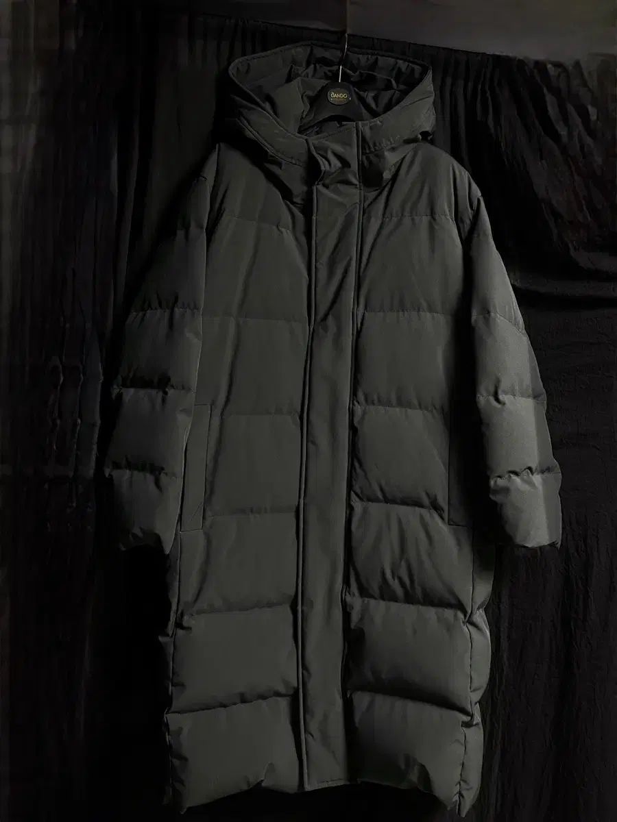 SPAO(スパオ) ダックダウン ロング丈ダウンパーカー バックフィーバー 95 チャコールカラー