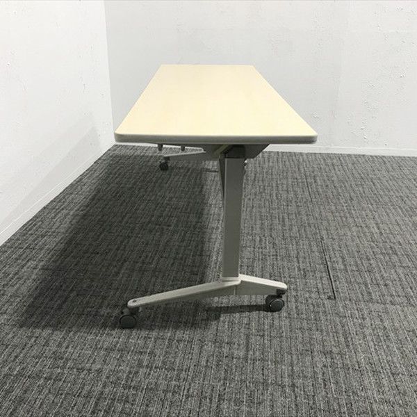 会議テーブル フラップ式 KT-600 幕板付 コクヨ ライトナチュラル