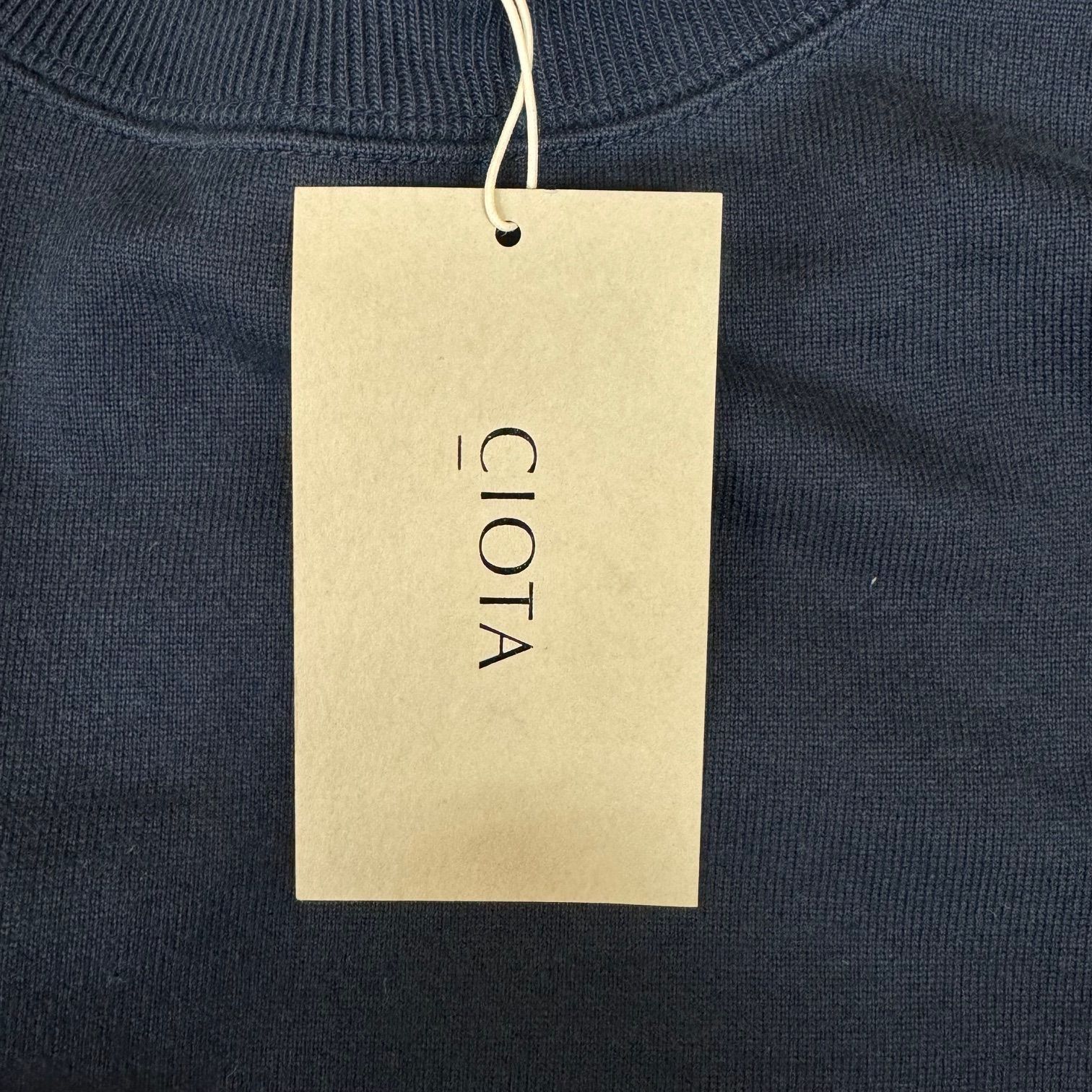 定価35200円 新品 CIOTA 23AW スビンコットン 吊裏毛起毛 クルーネック