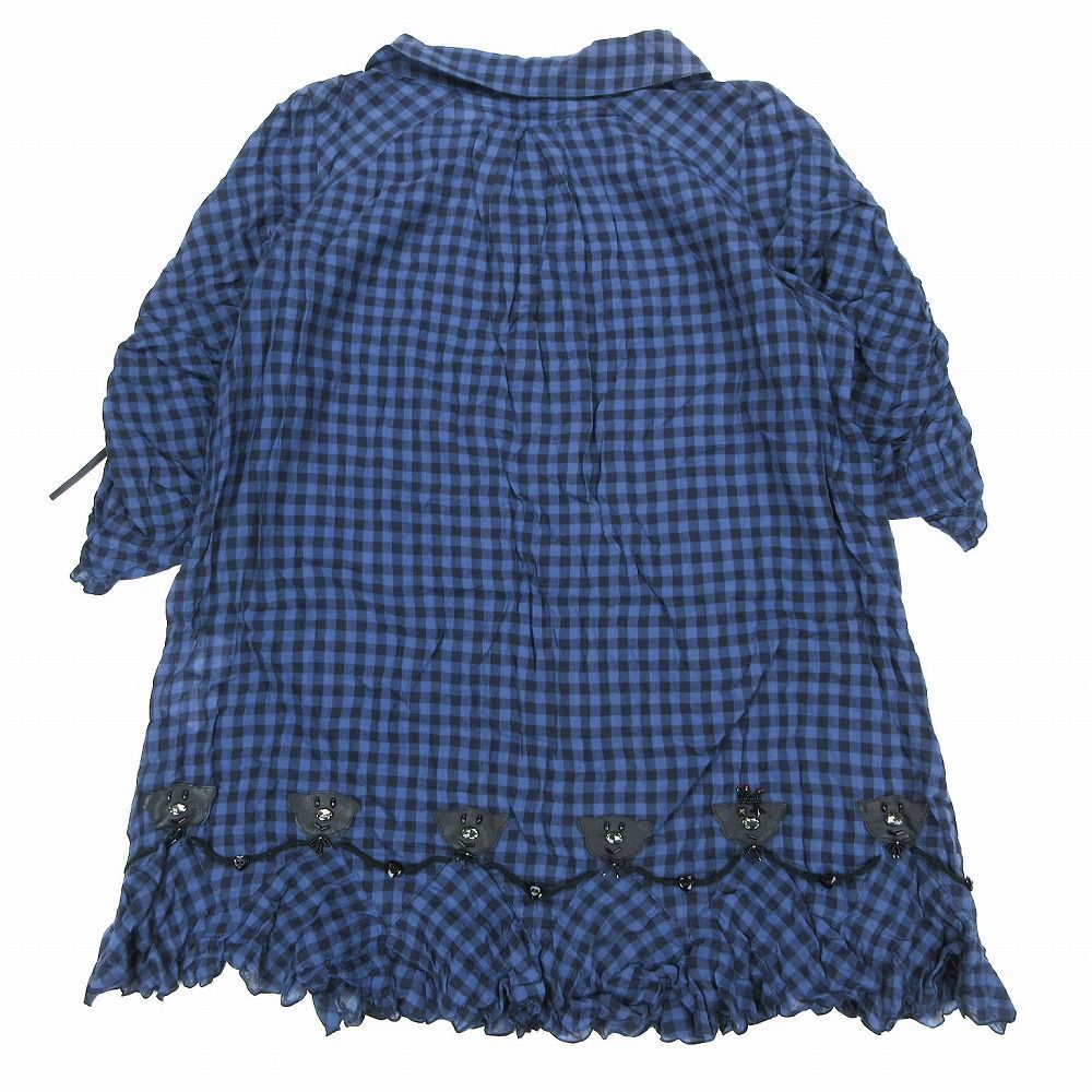 アルベロベロ七分丈チェニックワンピース アルベロベロ レディース フリル付き七分袖チュニック
