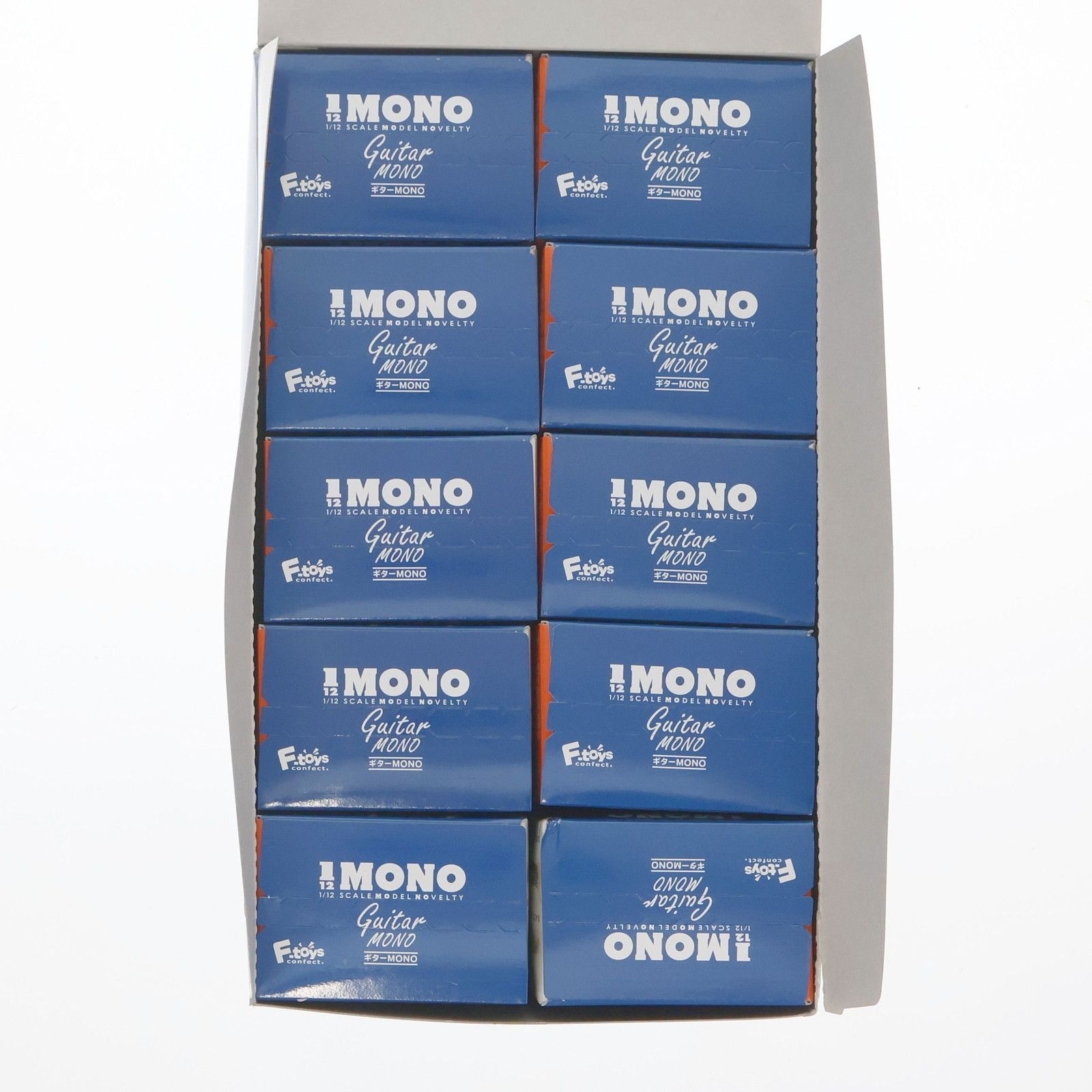 (BOX)(食玩) 1/12 ギターMONO フィギュア(FC-54)(10個) エフトイズ・コンフェクト BOX)(食玩) 1/12 ギターMONO フィギュア(FC-54)(10個