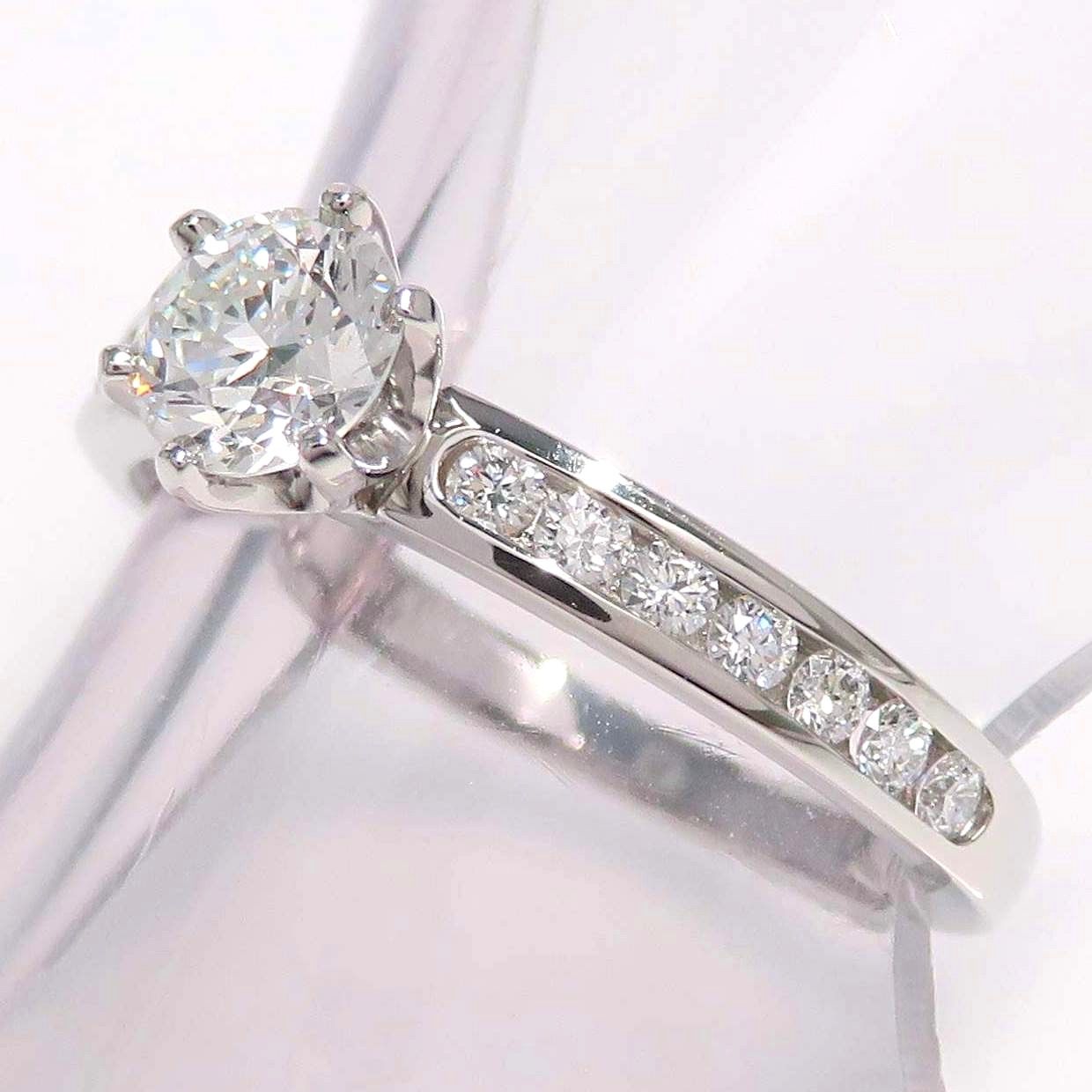 Tiffany & Co. プラチナ ダイヤリボンリング ティファニー リボン 