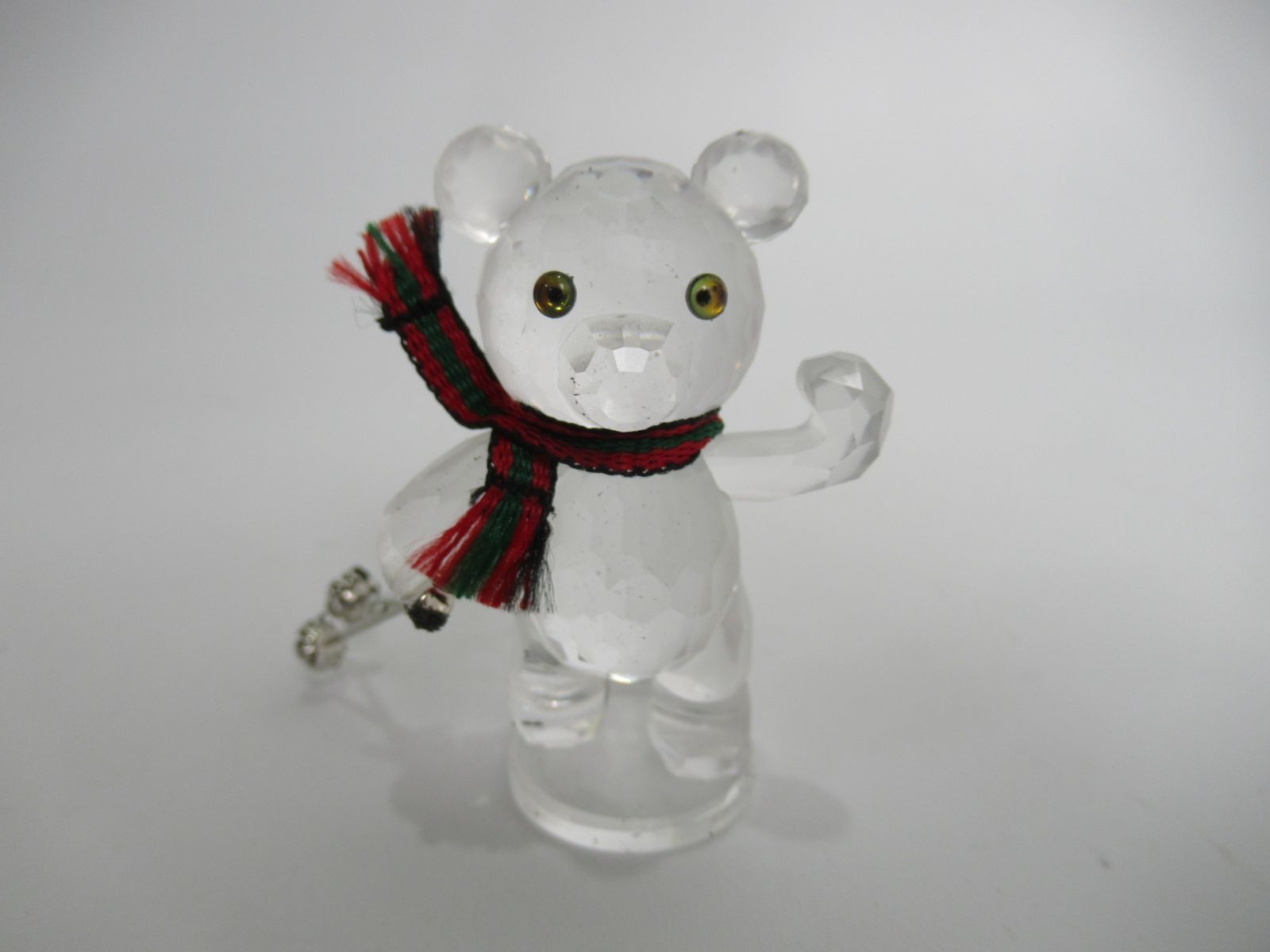 スワロフスキー クリスベア 置物 熊 スキー swarovski 管mpr