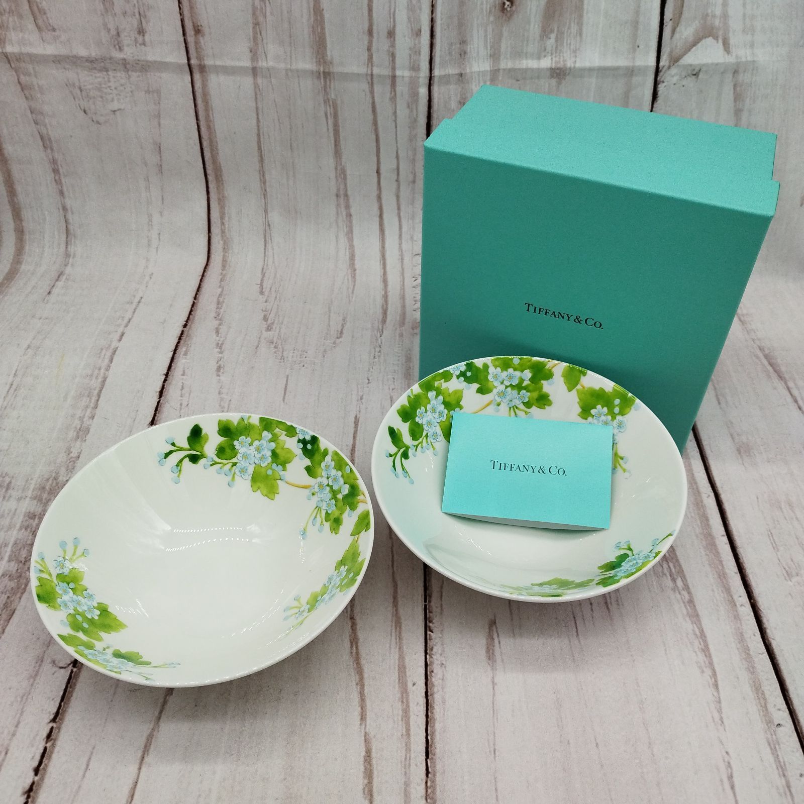 【新品未使用】ティファニーTiffany & Co.ボウル　2個セット 値下げ中/ティファニー/ブルーボックス/ブルーボックスボウル/2
