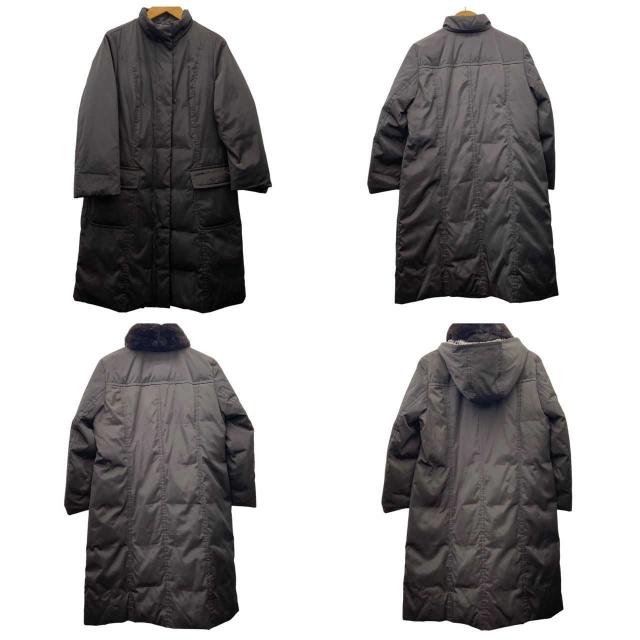 BURBERRY LONDON バーバリーロンドン ダウンコート ブラウン