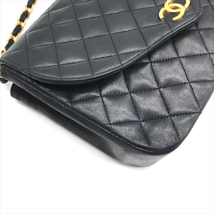 良品 CHANEL シャネル マトラッセ ラムスキン ココマーク