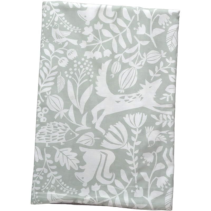 新品　CAMEL PALMS 日本製 綿100％ ガーゼ 毛布カバー シングル 145×205cm 森の動物たちB