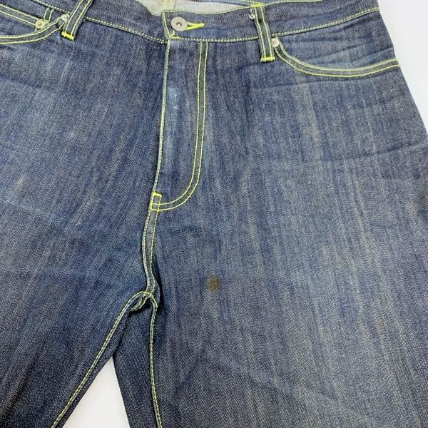 STUSSY ROUGH&RUGGED DENIM ハーフデニムパンツ STUSSY × ROUGH AND RUGGED ハーフ デニム 34 STUSSY ROUGH & RUGGED