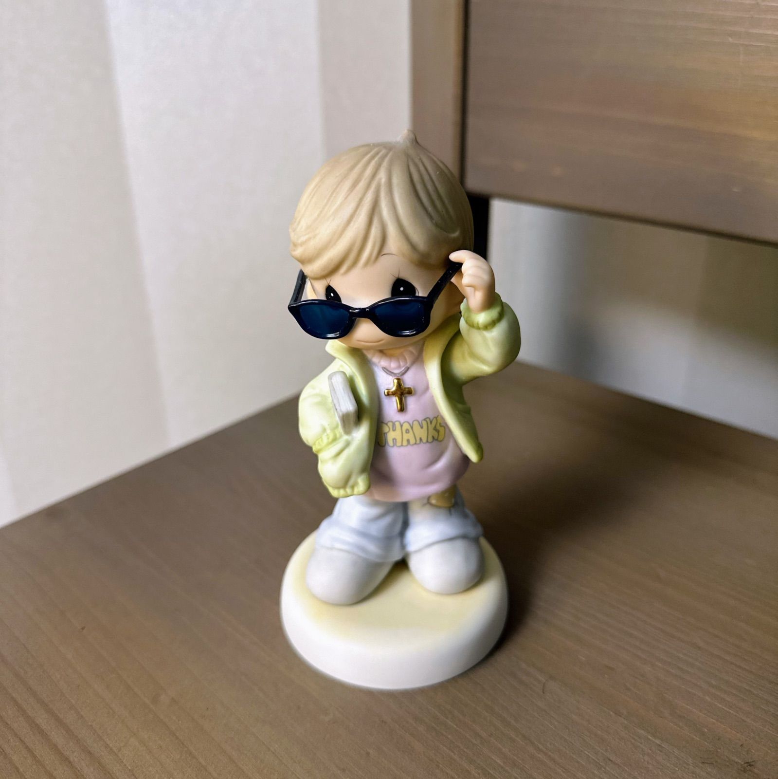 プレシャスモーメント　陶器　フィギュリン　4点　インテリア プレシャスモーメント 陶器 フィギュリン 4点 インテリア