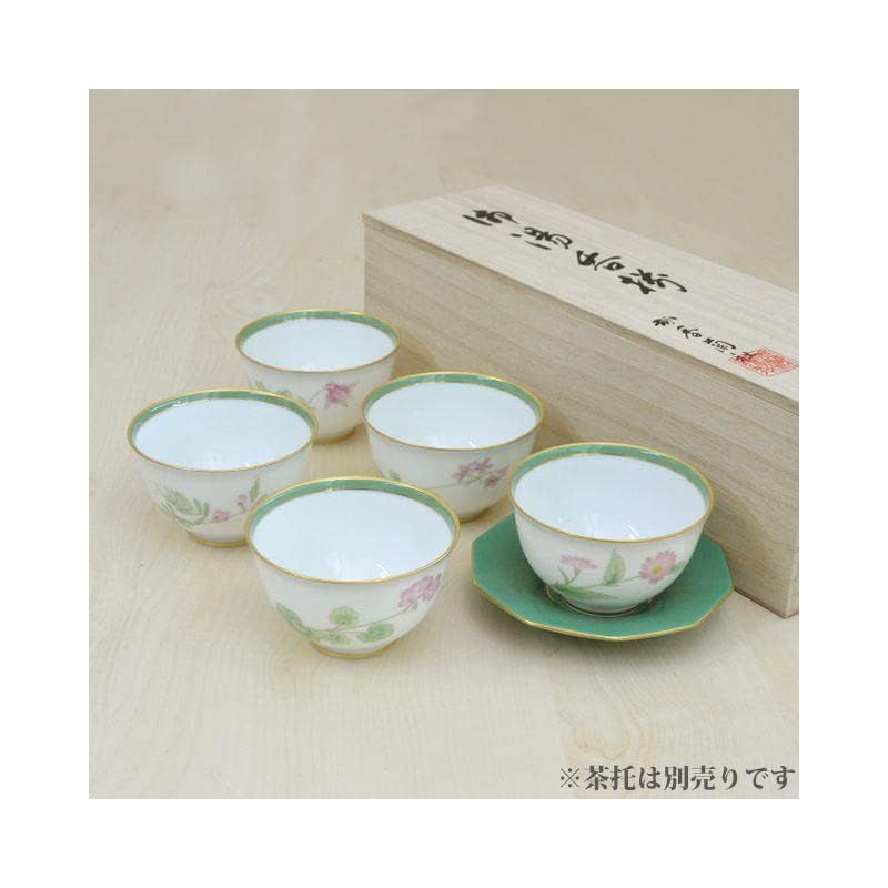 香蘭社 ゆのみ 香蘭社 らん 湯呑揃 ゆのみ 湯飲み 湯呑み 蘭）蓋付湯のみ5
